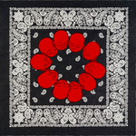 BLACK/RED BANDANA BY 33©